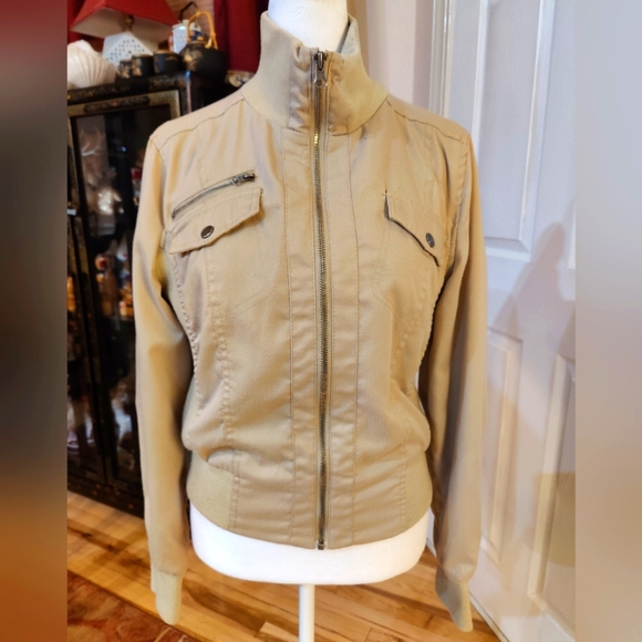 SOLD! Y2K Miss London Bomber Style Coat - Picture 1 of 5